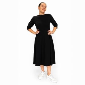 Rochie casual din bumbac cu tăietură pe față,produs România