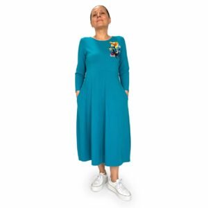 Rochie tip Lalea din jerseu de bumbac, produs România