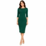 Rochie Creion din jerse, produs România