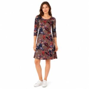 Rochie casual cu imprimeu floral, produs România