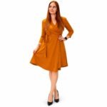 Rochie petrecută din jerse de vâscoză, produs România