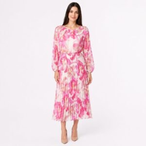 Rochie damă plisată, import Italia