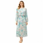 Rochie damă plisată, import Italia