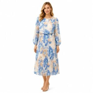 Rochie damă plisată, import Italia