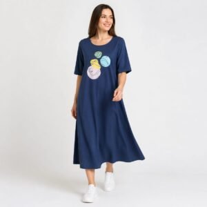 Rochie damă casual-elegant cu imprimeu,produs România