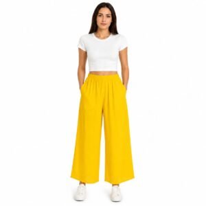 Pantaloni largi cu buzunare,produs România