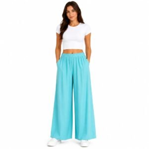 Pantaloni largi cu buzunare,produs România