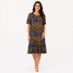 Rochie damă casual multicoloră,produs România