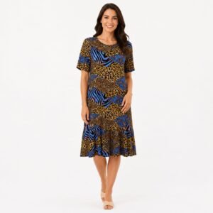 Rochie damă casual multicoloră,produs România