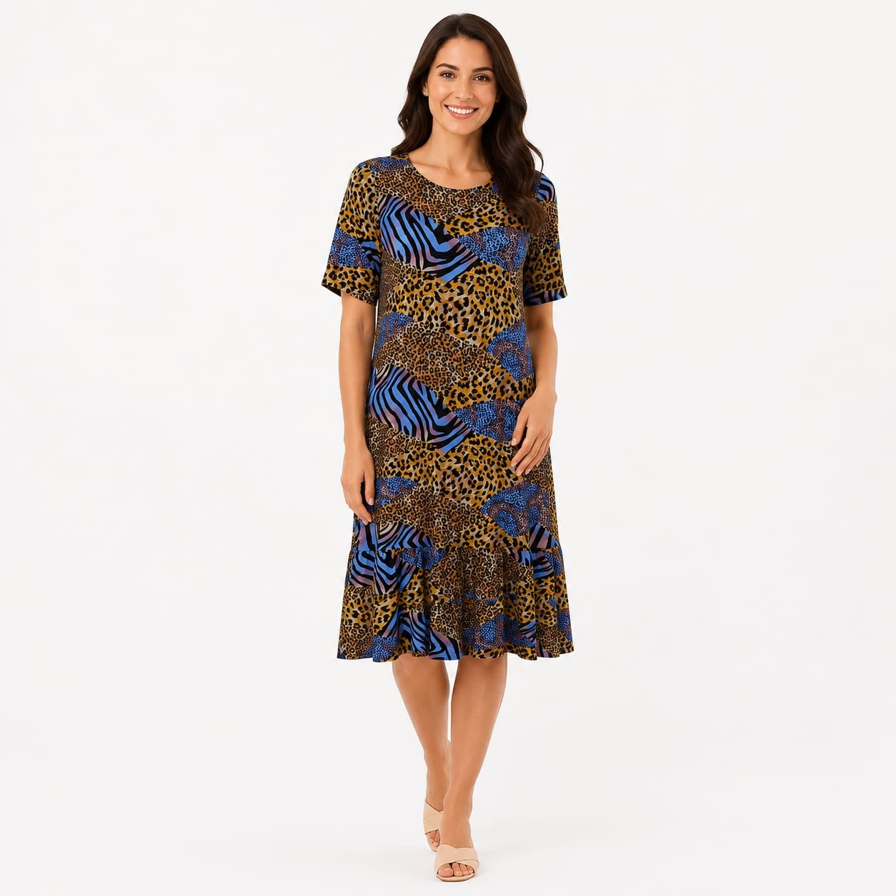 Rochie damă casual multicoloră,produs România