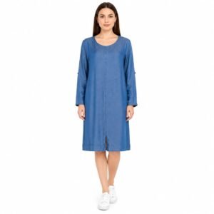 Rochie casual din denim subțire,import Italia